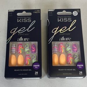 KISS Gel Fantasy Allure Press-On Nails Style: Dazzled (FA02Y0)